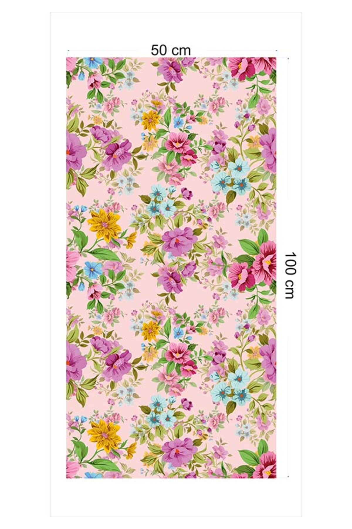 Mutfak Tezgah Arası Fayans Mat Folyo Kaplama Sticker 50x100 Cm M003