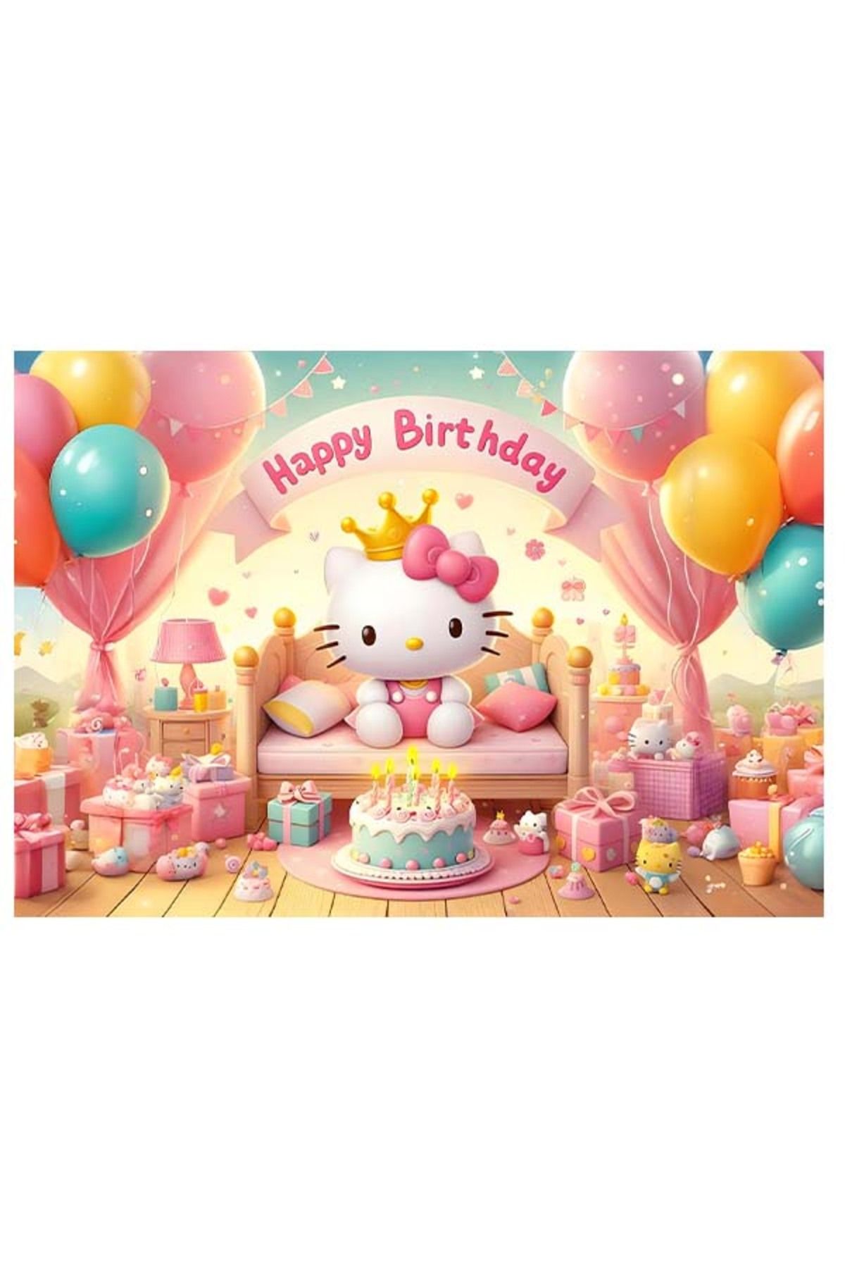 Temalı Doğum Günü Konsept Afişi 100 X 140 Cm