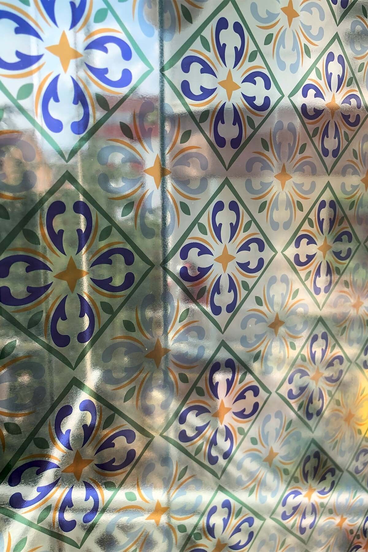 Şeffaf Folyo - Pencere Cam Deseni -