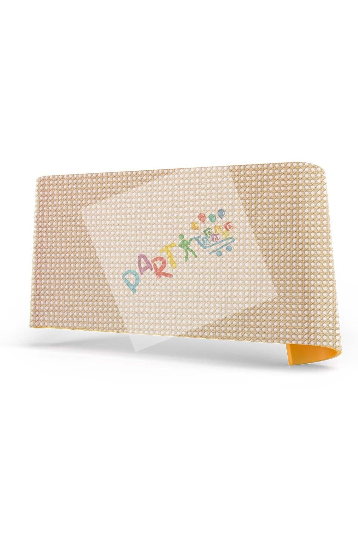 Hazeran Hasır Desenli Beyaz Aralıklı Folyo