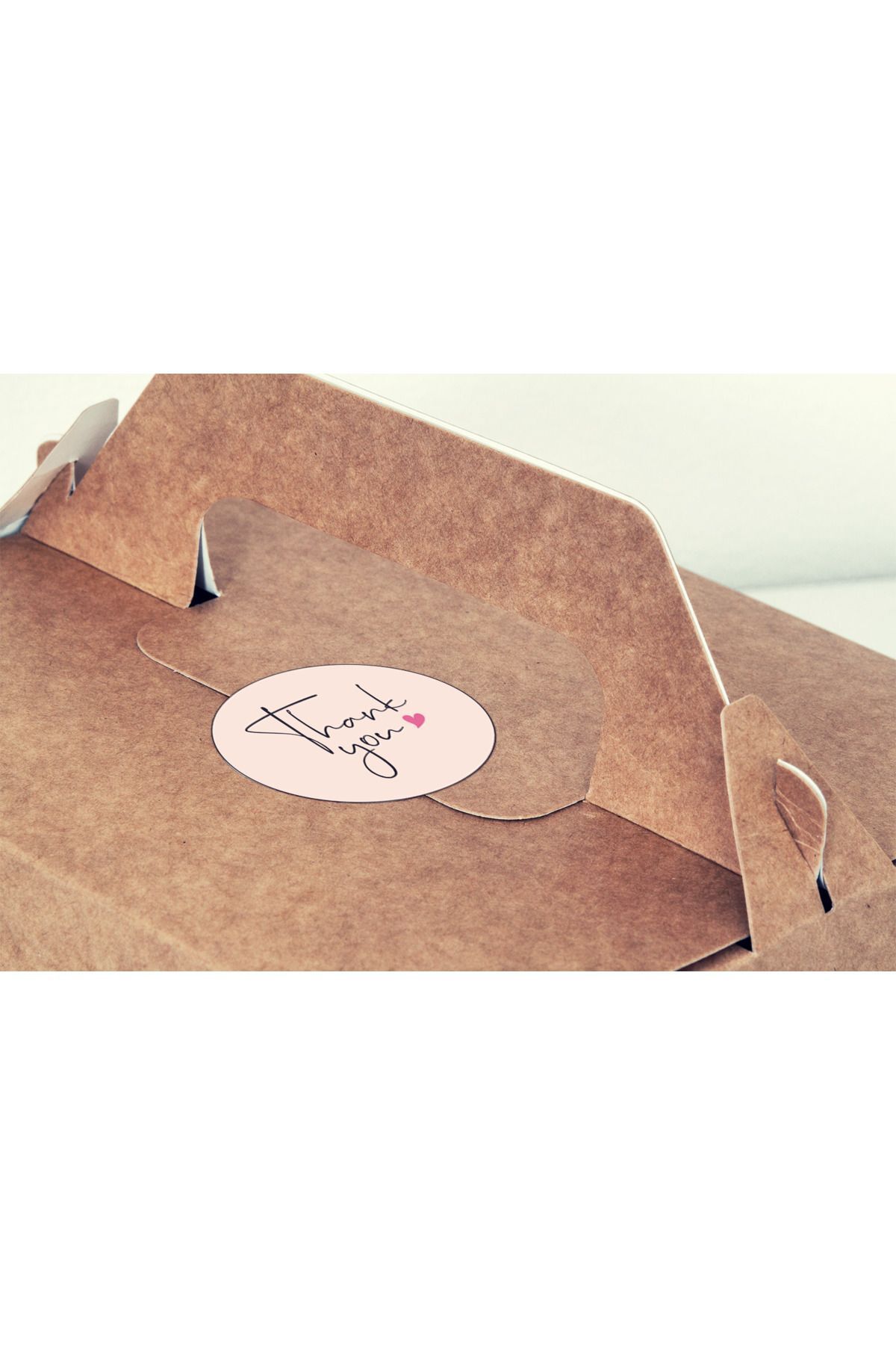 Thank You Ambalaj Paketi Sticker & Etiket Paketleme Malzemesi 5x5 cm