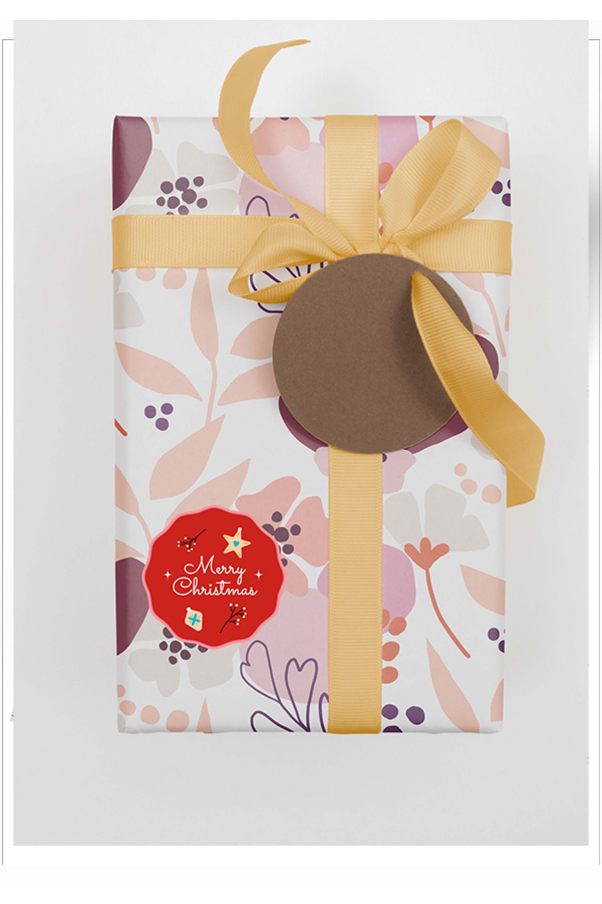 48 ADET 3-4 CM YILBAŞI TEMALI ETİKET, YAPIŞKANLI STİCKER, HEDİYE PAKETİ ETİKETİ