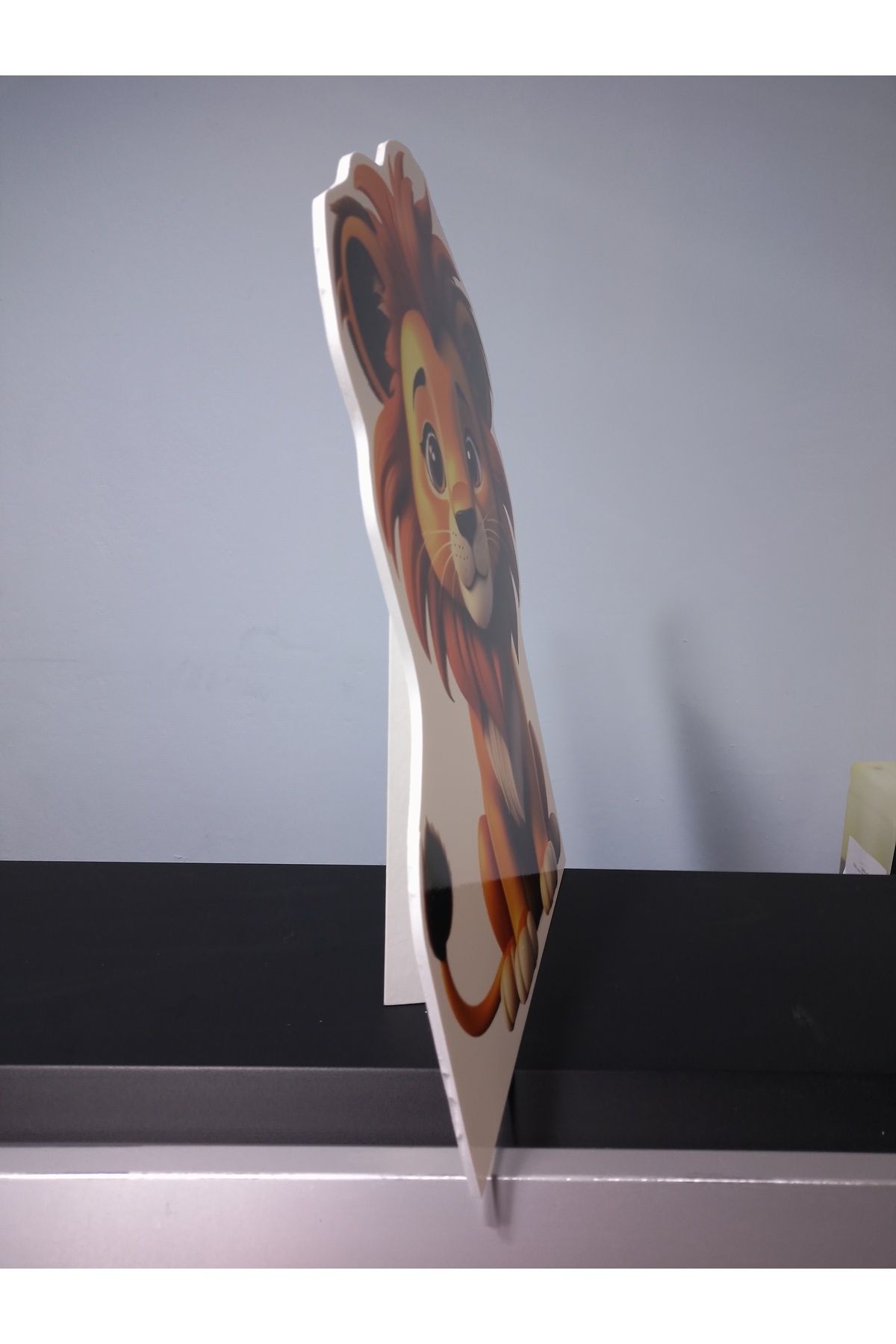 Sevimli Aslan Ayaklı Maket