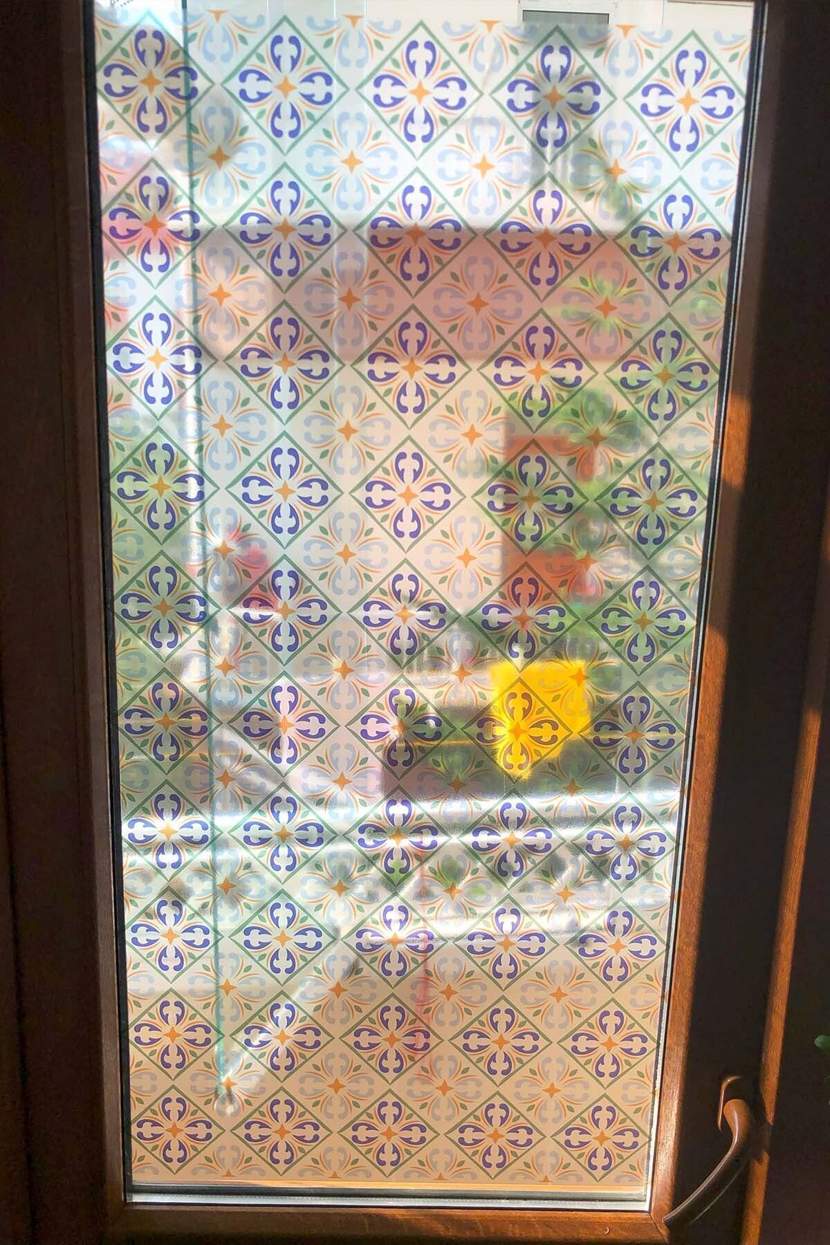 Şeffaf Folyo - Pencere Cam Deseni -